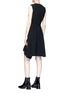 Back View - Click To Enlarge - THEORY - 'Desza B' belted stretch crepe dress