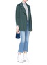 Figure View - Click To Enlarge - THEORY - 'Clairene' wool-cashmere melton coat