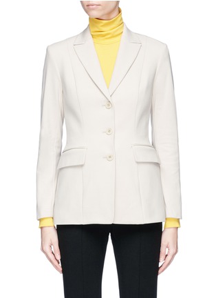 Main View - Click To Enlarge - THEORY - 'Riding' stretch cotton suiting blazer