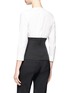 Figure View - Click To Enlarge - THEORY - Corset waist stretch poplin top