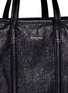  - BALENCIAGA - 'Arena Bazar' crinkled leather tote bag