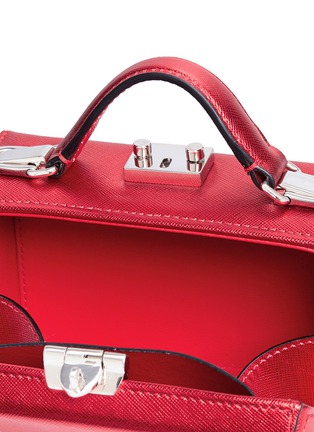 Detail View - Click To Enlarge - MARK CROSS - 'Grace Mini Box' saffiano leather trunk