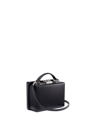 Figure View - Click To Enlarge - MARK CROSS - 'Grace Small Box' metallic lip print leather trunk