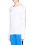 Front View - Click To Enlarge - ELEVEN BY VENUS WILLIAMS - 'Seamless Absolute' textured panel long sleeve T-shirt