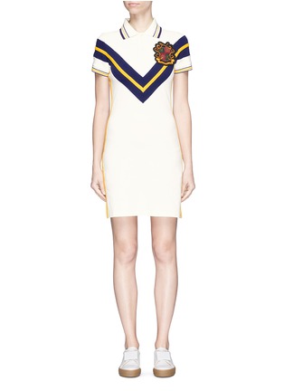 Main View - Click To Enlarge - FENTY PUMA BY RIHANNA - Crest patch varsity tennis dress