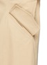 Detail View - Click To Enlarge - 73437 - Oversized cotton drill trench coat
