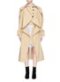 Main View - Click To Enlarge - 73437 - Oversized cotton drill trench coat