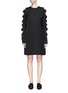 Main View - Click To Enlarge - VICTORIA, VICTORIA BECKHAM - Knotted sleeve jersey shift dress
