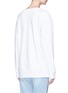 Back View - Click To Enlarge - VICTORIA, VICTORIA BECKHAM - London street embroidered satin patch sweatshirt