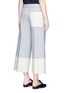 Back View - Click To Enlarge - VICTORIA, VICTORIA BECKHAM - Colourblock high waist suiting culottes