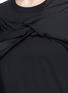 Detail View - Click To Enlarge - VICTORIA, VICTORIA BECKHAM - Twisted panel slub cotton jersey T-shirt