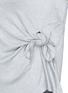 Detail View - Click To Enlarge - VICTORIA, VICTORIA BECKHAM - Tie waist slub jersey T-shirt