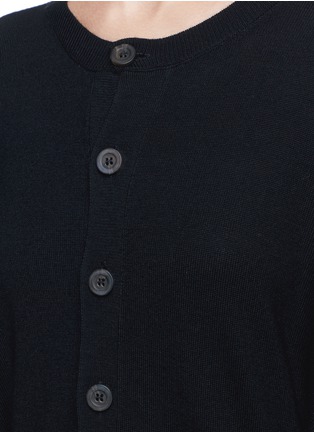 Detail View - Click To Enlarge - VICTORIA, VICTORIA BECKHAM - Tie waist wool cardigan