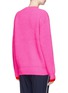 Back View - Click To Enlarge - VICTORIA, VICTORIA BECKHAM - Oversized lambswool rib knit sweater