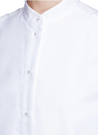 Detail View - Click To Enlarge - VICTORIA, VICTORIA BECKHAM - Tie waist cotton poplin shirt