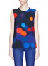 Main View - Click To Enlarge - VICTORIA, VICTORIA BECKHAM - Dot print sleeveless jersey top