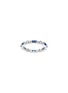 Main View - Click To Enlarge - CENTAURI LUCY - ‘ART DECO’ DIAMOND SAPPHIRE 18K WHITE GOLD RING