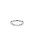 Main View - Click To Enlarge - CENTAURI LUCY - ‘ART DECO’ DIAMOND EMERALD 18K WHITE GOLD RING