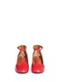 Front View - Click To Enlarge - CHLOÉ - 'Perry' T-bar patent leather ballerina brogue pumps