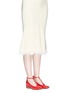Figure View - Click To Enlarge - CHLOÉ - 'Perry' T-bar patent leather ballerina brogue pumps