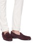 Figure View - Click To Enlarge - ANTONIO MAURIZI - Suede penny loafers