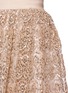 Detail View - Click To Enlarge - ALICE & OLIVIA - 'Almira' sequin metallic guipure lace party skirt