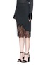 Front View - Click To Enlarge - ALICE & OLIVIA - 'Evana' floral lace panel skirt