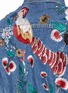 Detail View - Click To Enlarge - ALICE & OLIVIA - 'Chloe' floral embellished cropped denim jacket