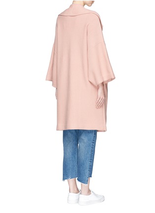 Back View - Click To Enlarge - ALICE & OLIVIA - 'Hester' wide sleeve boxy knit coat