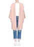 Main View - Click To Enlarge - ALICE & OLIVIA - 'Hester' wide sleeve boxy knit coat