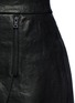 Detail View - Click To Enlarge - ALICE & OLIVIA - 'Lennon' tulip hem leather mini skirt