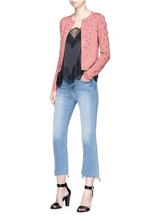 Figure View - Click To Enlarge - ALICE & OLIVIA - 'Ruthie' embellished wool cardigan