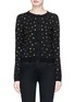Main View - Click To Enlarge - ALICE & OLIVIA - 'Ruthy' strass embellished wool cardigan
