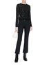 Figure View - Click To Enlarge - ALICE & OLIVIA - 'Ruthy' strass embellished wool cardigan