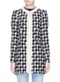 Main View - Click To Enlarge - ALICE & OLIVIA - 'Andreas' faux pearl tweed coat