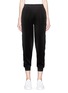 Main View - Click To Enlarge - ALICE & OLIVIA - 'Pete' faux pearl outseam satin jogging pants