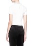 Figure View - Click To Enlarge - ALICE & OLIVIA - 'Jazmine' faux pearl collar cropped T-shirt