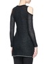 Back View - Click To Enlarge - ALICE & OLIVIA - 'Wade' cold shoulder wool-cashmere sweater