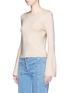 Front View - Click To Enlarge - ALICE & OLIVIA - 'Parson' bell sleeve sweater