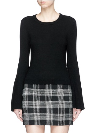 Main View - Click To Enlarge - ALICE & OLIVIA - 'Parson' bell sleeve sweater