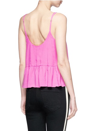 Back View - Click To Enlarge - TOPSHOP - Peplum camisole