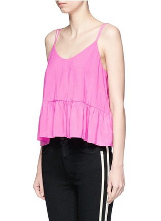 Front View - Click To Enlarge - TOPSHOP - Peplum camisole