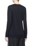 Figure View - Click To Enlarge - MINKI - Abstract fringed patch sweatshirt