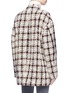 Back View - Click To Enlarge - ISABEL MARANT - 'Oliana' check plaid oversized frayed tweed jacket