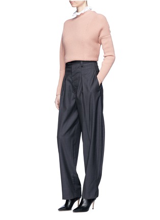 Figure View - Click To Enlarge - ISABEL MARANT - 'Mexi' oversized virgin wool suiting pants