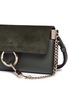  - CHLOÉ - 'Faye' suede flap leather crossbody wallet