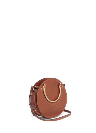 Figure View - Click To Enlarge - CHLOÉ - 'Pixie' small bracelet handle round crossbody bag
