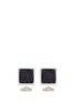 Main View - Click To Enlarge - JOHN HARDY - Sapphire silver square cufflinks