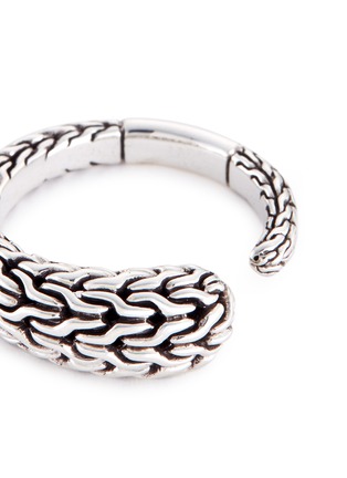 Detail View - Click To Enlarge - JOHN HARDY - Silver woven chain effect ring