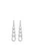 Main View - Click To Enlarge - JOHN HARDY - Diamond silver loop chain drop earrings
